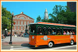 Faneuil Hall and trolley