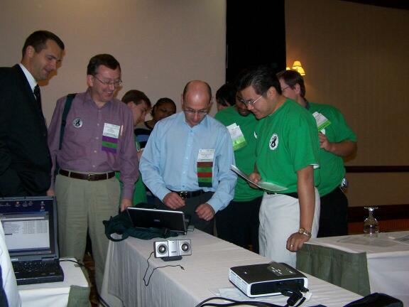 Ranger Sward, Dirk Craeynest, Jean-Pierre Rosen, and Pop Kitthajaroenchai (of SPSU)