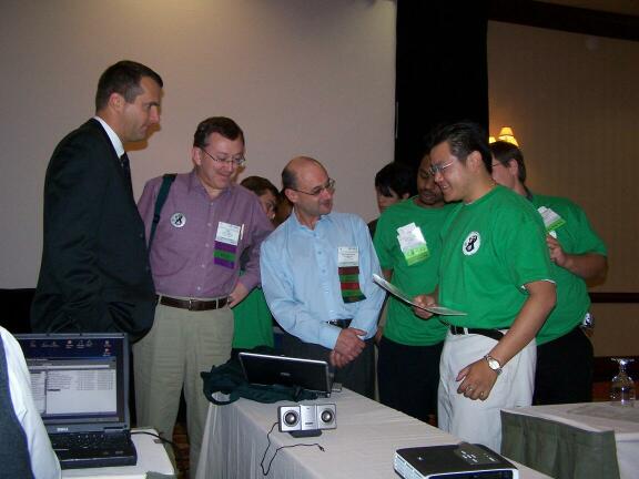 Ranger Sward, Dirk Craeynest, Jean-Pierre Rosen, and Pop Kitthajaroenchai (of SPSU)