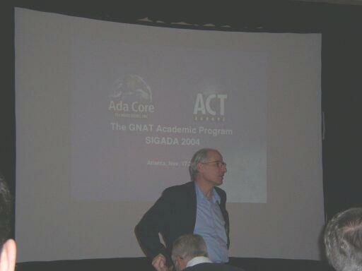 Ed Schonberg presenting AdaCore's GNAT Academic Program (GAP)