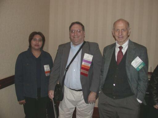 Bindia Hallauer, Rick Conn, and Keynote Speaker Watts Humphrey