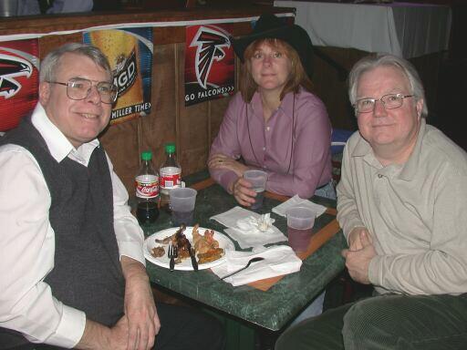 Clyde Roby, Joyce Tokar, and Jim Moore