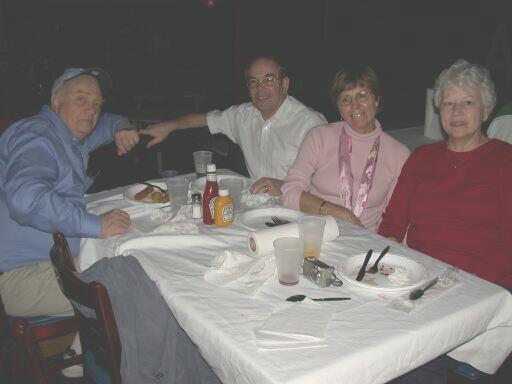 J.C. Morrison, Tony Elliston, Averil Elliston, and Anne Morrison