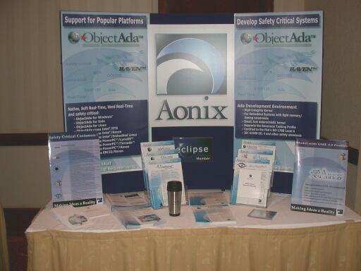 The Aonix booth