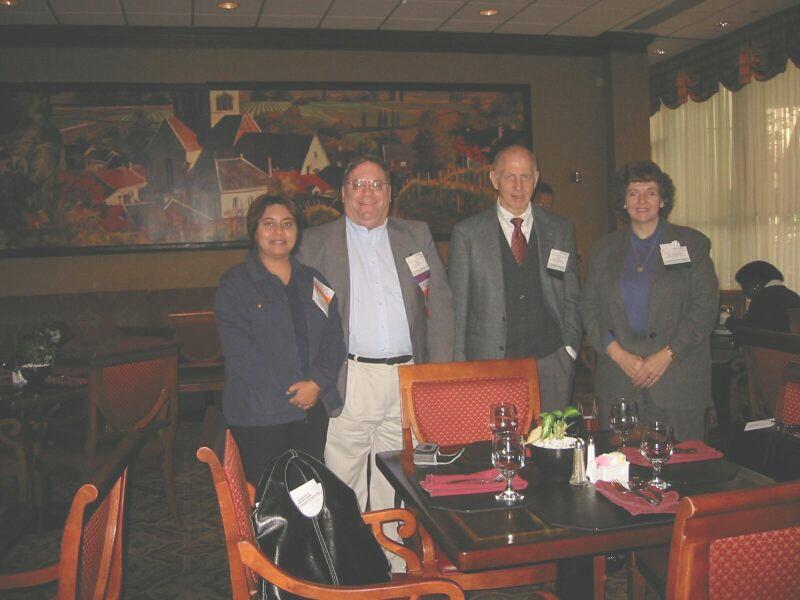 Tuesday Keynote Speaker Lunch: Bindia Hallauer, Rick Conn, Watts Humphrey, and Pam Thompson