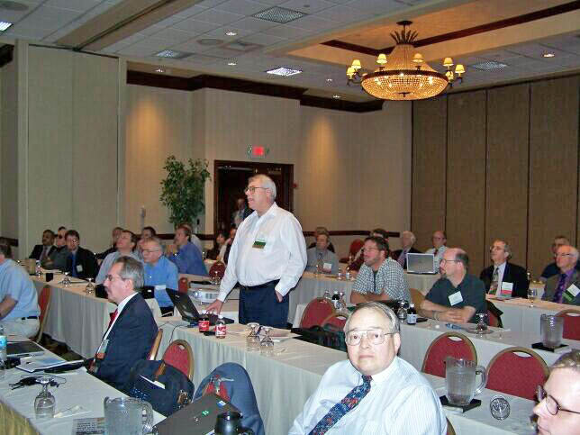 Clyde Roby explains what is on the Memory Stick in everybody's bag