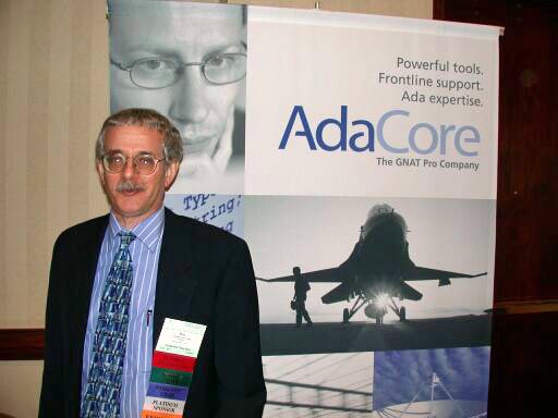 Ben Brosgol at the AdaCore table