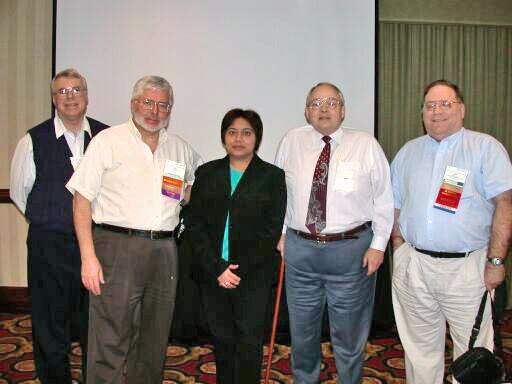 Clyde Roby, Tom Panfil, Bindia Hallauer, Currie Colket, Rick Conn