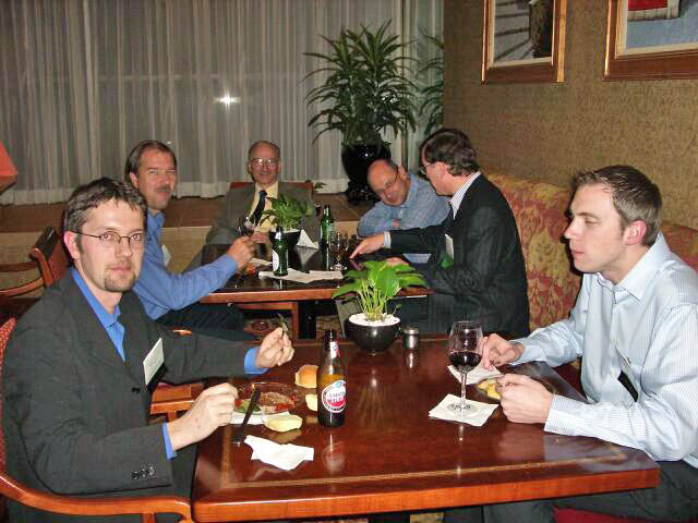 Xavier Sautejeau and Knut Pedersen (both in foreground)