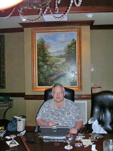 Currie Colket loading Memory Sticks