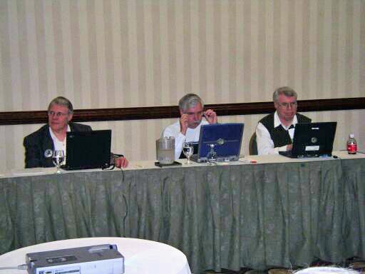 John McCormick (SIGAda Chair), Randy Brukardt (Ada Amendment Editor), and Clyde Roby