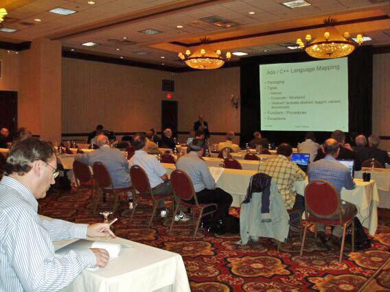 Audience at Karl Nyberg's presentation