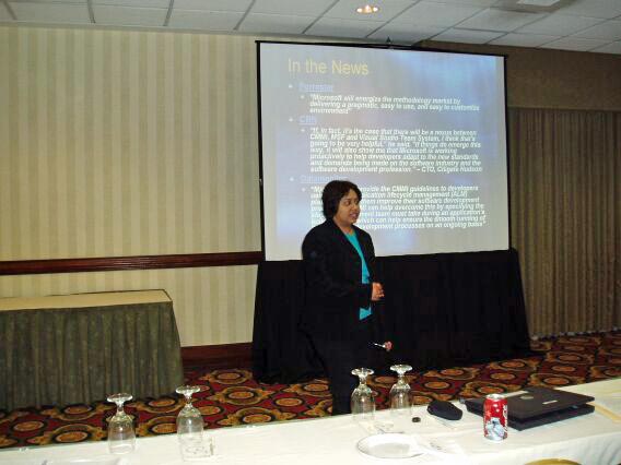 Bindia Hallauer leads Visual Studio 2005 Workshop