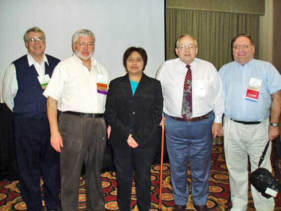 Clyde Roby, Tom Panfil, Bindia Hallauer, Currie Colket, Rick Conn